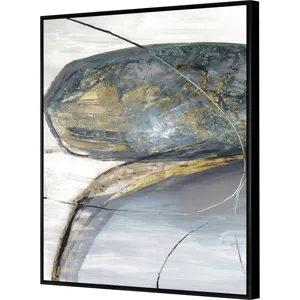 Teal Stones I Canvas