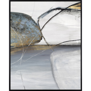 Teal Stones II Canvas