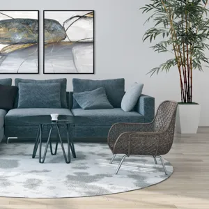 Teal Stones II Canvas