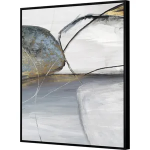 Teal Stones II Canvas