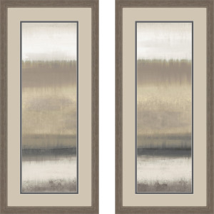 Neutral Sandbar Panel S/2 Framed Art
