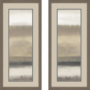 Neutral Sandbar Panel S/2 Framed Art