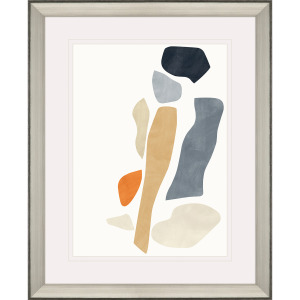 Silhouette Blocks Reflect Framed Art