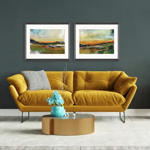 Long Way Home I S/2 Framed Art