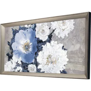 Lyrical Floral - Burst Framed Art