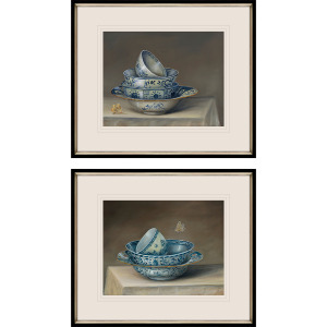 Traditional Bowl S/2 Framed Art