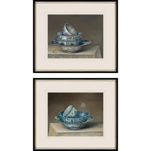 Traditional Bowl S/2 Framed Art
