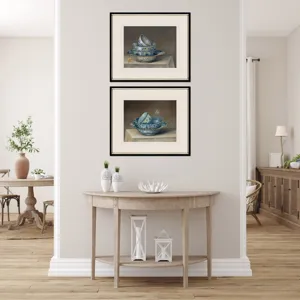 Traditional Bowl S/2 Framed Art