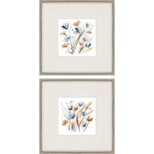 Coastal Blooms S/2 Framed Art