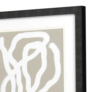Naive Lines III S/3 Framed Art