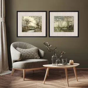 Sunset Pond II S/2 Framed Art