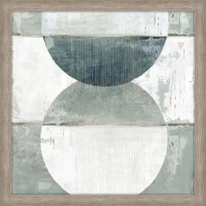 Pewter Plate I Framed Art