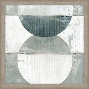 Pewter Plate I Framed Art
