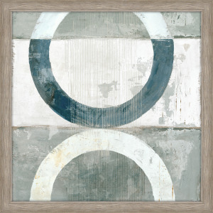 Pewter Plate II Framed Art
