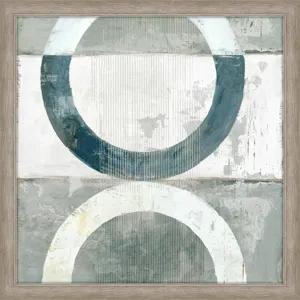 Pewter Plate II Framed Art