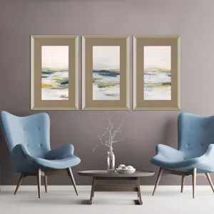 Ochre Vista S/3 Framed Art