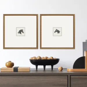 Equestrian Study S/2 Framed Art