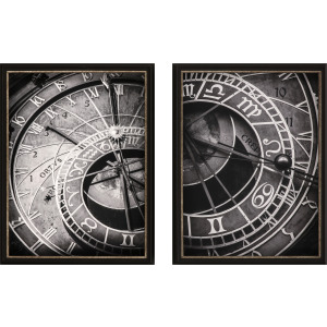 Ticking Time S/2 Framed Art