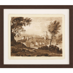 Pastoral Landscape II Framed Art