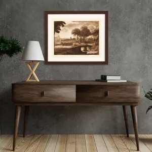 Pastoral Landscape III Framed Art