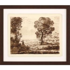 Pastoral Landscape IV Framed Art