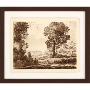 Pastoral Landscape IV Framed Art