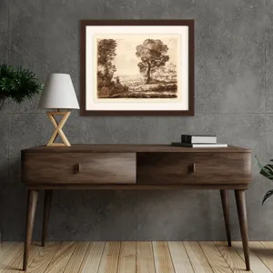 Pastoral Landscape IV Framed Art