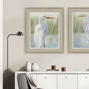 Dreams of Egret I Framed Art