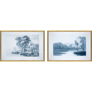 Morning & Evening S/2 Framed Art