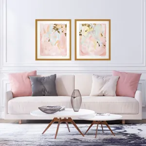 Gold Planet II S/2 Framed Art