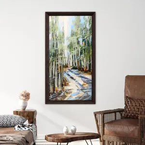 Walking Through Framed Art