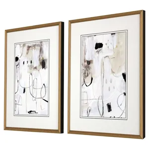 Net Neutral S/2 Framed Art
