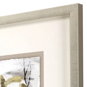 Ivory Gold and Gray II Framed Art
