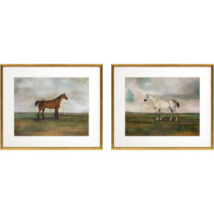 Equestrian I S/2 Framed Art