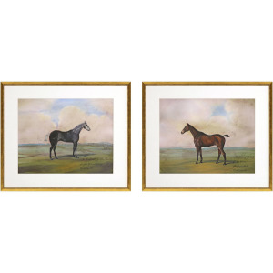 Equestrian II S/2 Framed Art
