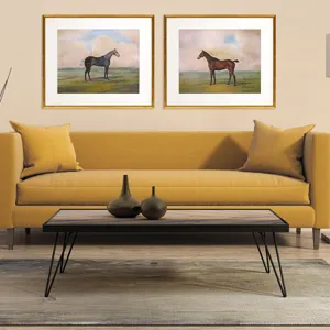 Equestrian II S/2 Framed Art