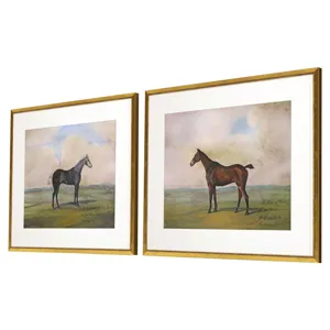 Equestrian II S/2 Framed Art