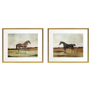 Equestrian III S/2 Framed Art