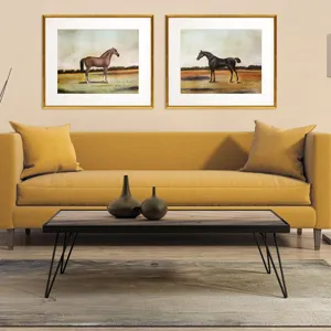 Equestrian III S/2 Framed Art