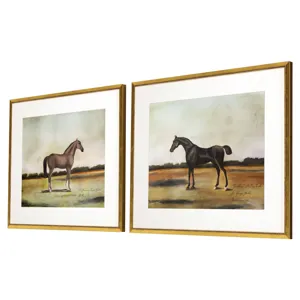 Equestrian III S/2 Framed Art