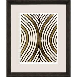 Gold Zulu V Framed Art