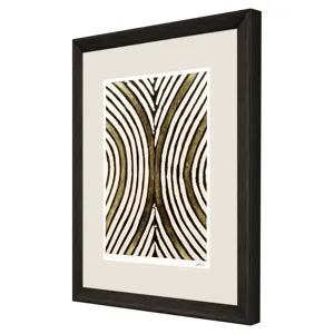 Gold Zulu V Framed Art