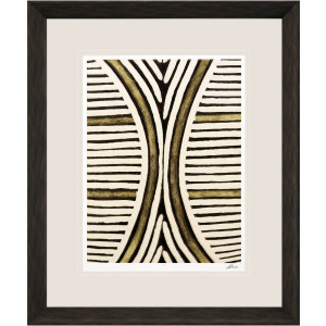 Gold Zulu VI Framed Art