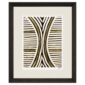 Gold Zulu VI Framed Art