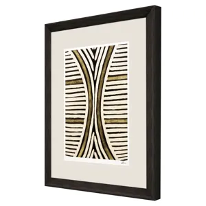 Gold Zulu VI Framed Art