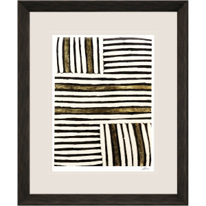 Gold Zulu VII Framed Art