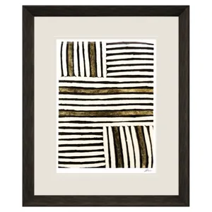 Gold Zulu VII Framed Art
