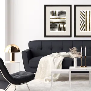 Gold Zulu VII Framed Art