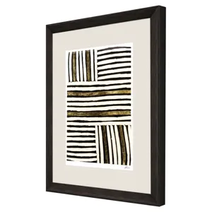Gold Zulu VII Framed Art