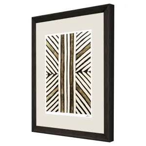 Gold Zulu VIII Framed Art